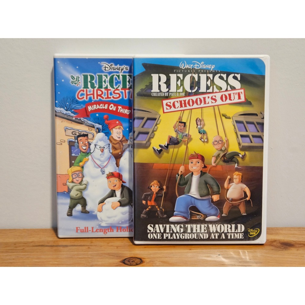 Disney Recess DVD Bundle Schools Out & Recess Christmas Miracle on Third Street